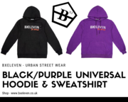 Black/Purple Universal Hoodie & Sweatshirt
